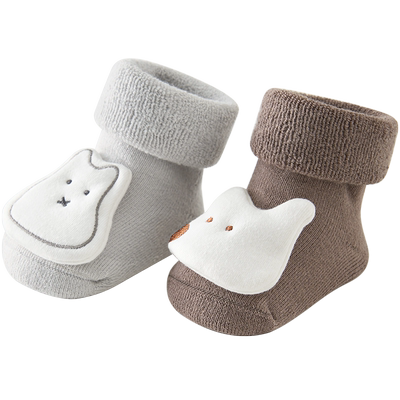 童泰婴儿袜子宝宝加厚防滑地板袜