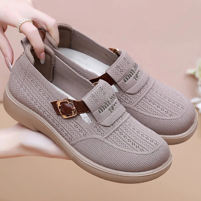 老北京布鞋女春秋单鞋软底舒适透气妈妈鞋轻便一脚蹬女鞋休闲单鞋