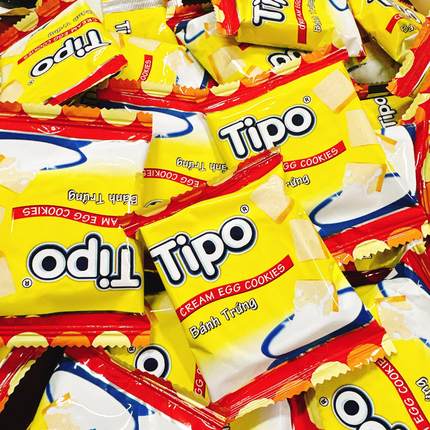 越南进口Tipo面包干涂层面包片早餐蛋糕饼干解馋零食小吃