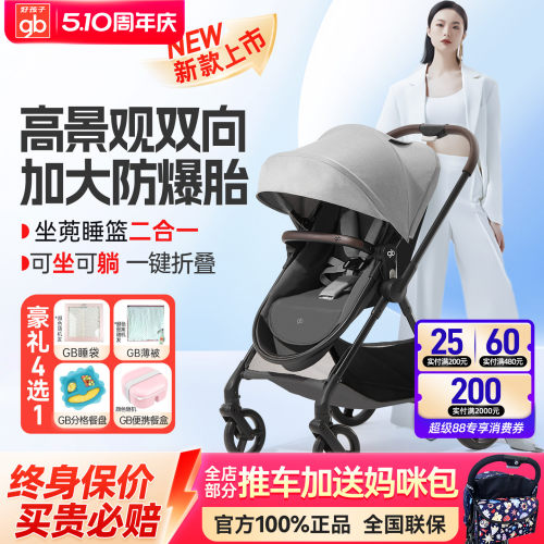 好孩子高景观婴儿推车双向推行