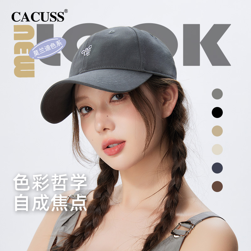 CACUSS时尚复古情侣棒球帽户外