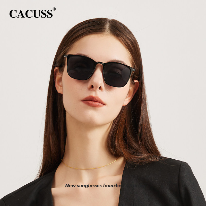 CACUSS超轻偏光显脸小防晒墨镜女图片