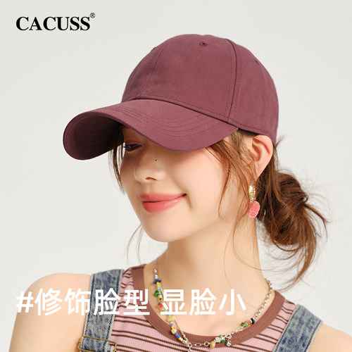 CACUSS纯棉破洞百搭棒球帽春夏