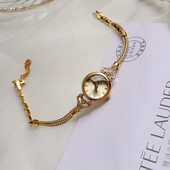 手表女agete新款 小众轻奢高级感小巧复古小金表手链女士手表礼物