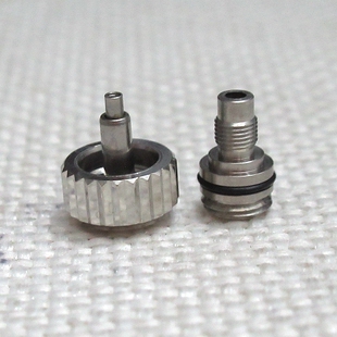 手表配件 零件 代用适配劳力士 把头 表冠 鬼王 RLX 水鬼 锁螺纹