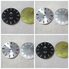 手表配件 零件 表盘 国产 7120 字面 上海表盘 黑统机表盘 老上海
