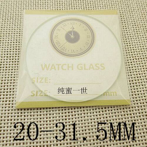 手表玻璃配件表镜 加厚表玻璃表面表蒙子 2.0mm厚镜面 20-31.5mm