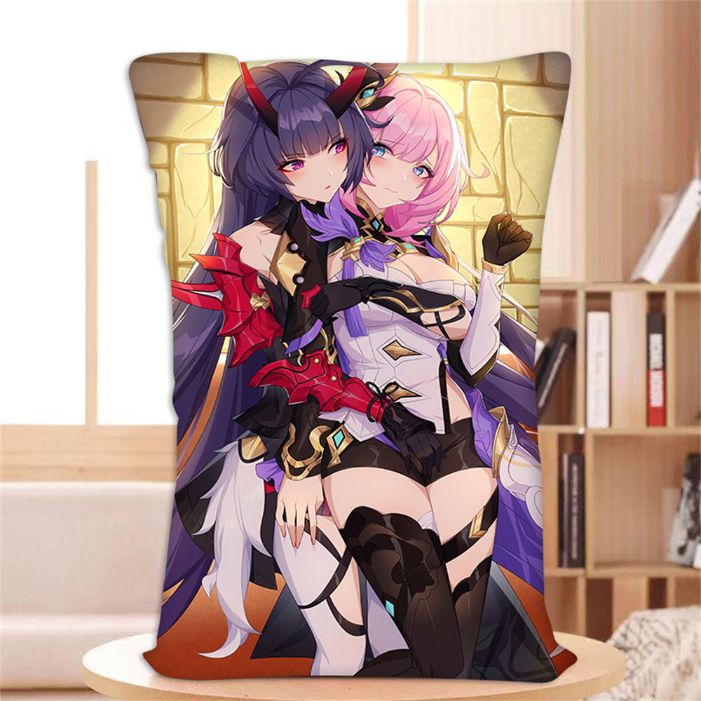 爱莉希雅动漫定制抱枕崩坏3游戏周边半身靠背二次元御姐靠垫礼物