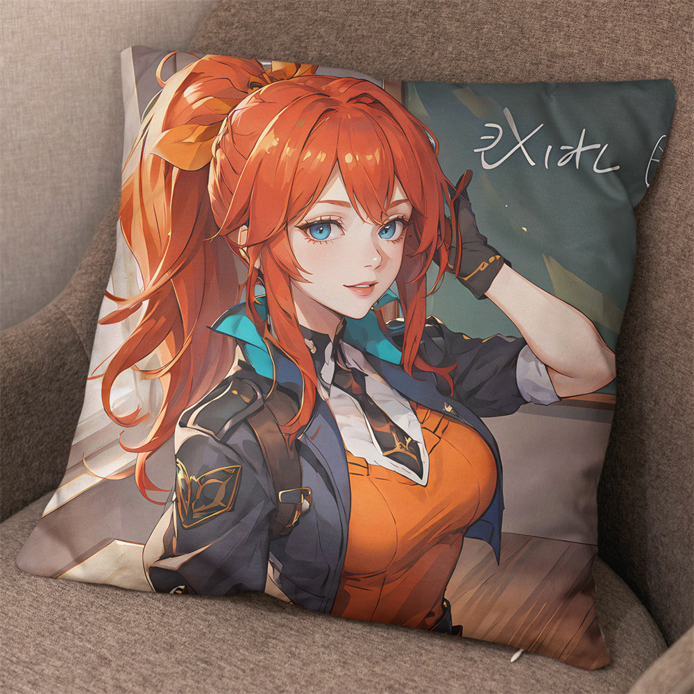 光辉女郎拉克丝抱枕英雄联盟周边二次元靠背定制靠垫学生午睡靠枕