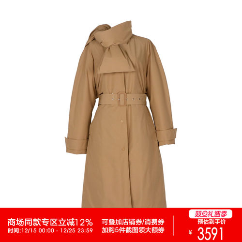 JNINA鹅绒羽绒服风衣外套