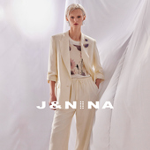 2026春季 新款 休闲H型一粒扣七分袖 J＆NINA捷恩尼纳 西装 领外套女
