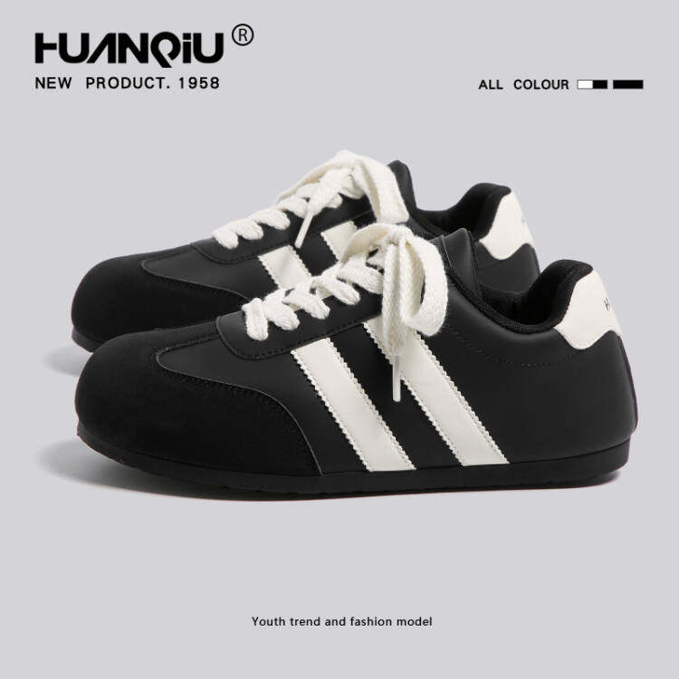 环球软底休闲德训鞋男2026春秋新款轻便百搭板鞋时尚低帮软底鞋,流行男鞋,休闲板鞋,淘宝优惠券,粉丝福利购,淘宝优惠卷