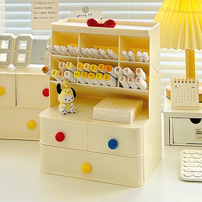 桌面笔文具多巴胺笔筒收纳盒