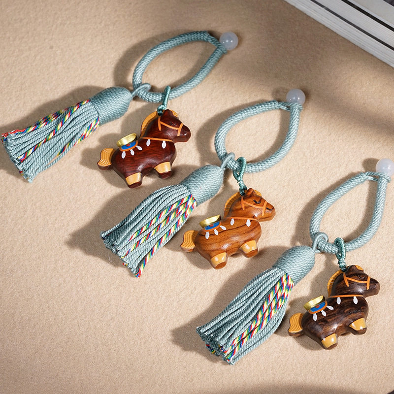 创意木雕生肖马手机挂件小绵马摇摇马摇钱马钥匙扣包包文玩挂饰,节庆用品/礼品,挂饰/生肖挂饰,淘宝优惠券,粉丝福利购,淘宝优惠卷