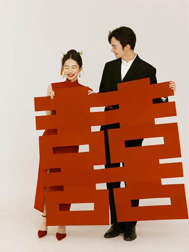 婚房布置超大喜字贴结婚门贴婚礼