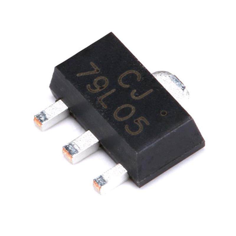 cj79l05 3% sot-89 0.1a/-5v/0.5w 线性稳压电路芯片5只