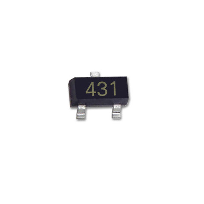 贴片三极管tl431 431 丝印431 sot-23 0.5% 稳压三极管 (50个)