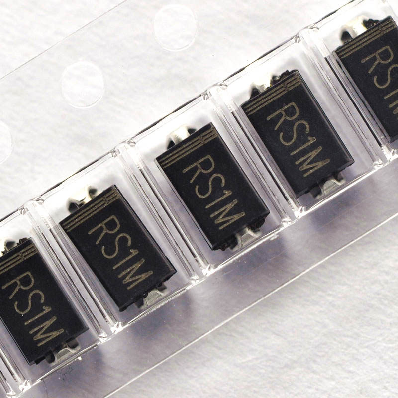 贴片快恢复二极管rs1m fr107 1000v/1a 整流二极管(100个)