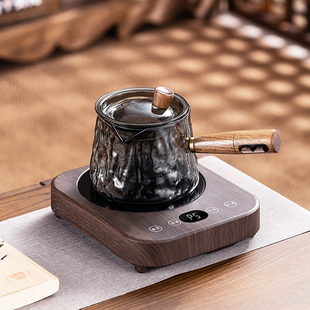 侧把煮茶壶茶水分离小号煮茶器带过滤红茶专用泡茶壶茶具 新中式