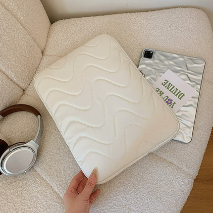 韩版纯色地球纹平板电脑包ipadpro 11寸笔记本电脑14寸收纳包壳套