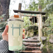 西泠印社集团咖啡杯保温杯陶瓷内胆高档精致带盖防漏防摔外带送礼