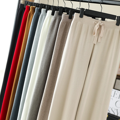 高腰型甜美瑞丽长裤特价宽松