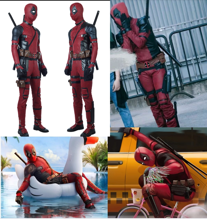 出租死侍cosplay服装漫威英雄联盟cos服deadpool瑞恩类诺兹还原款