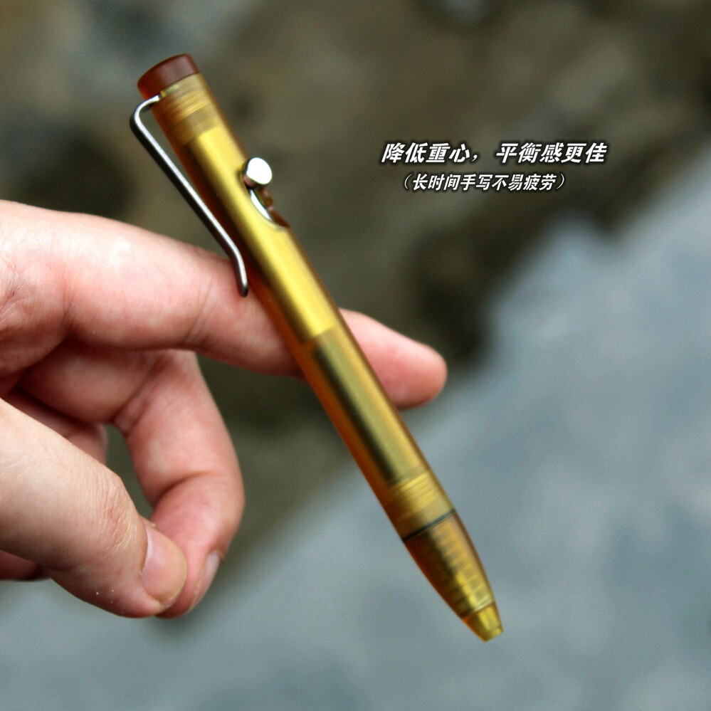 进口PEI钛配件手写中性笔2080型