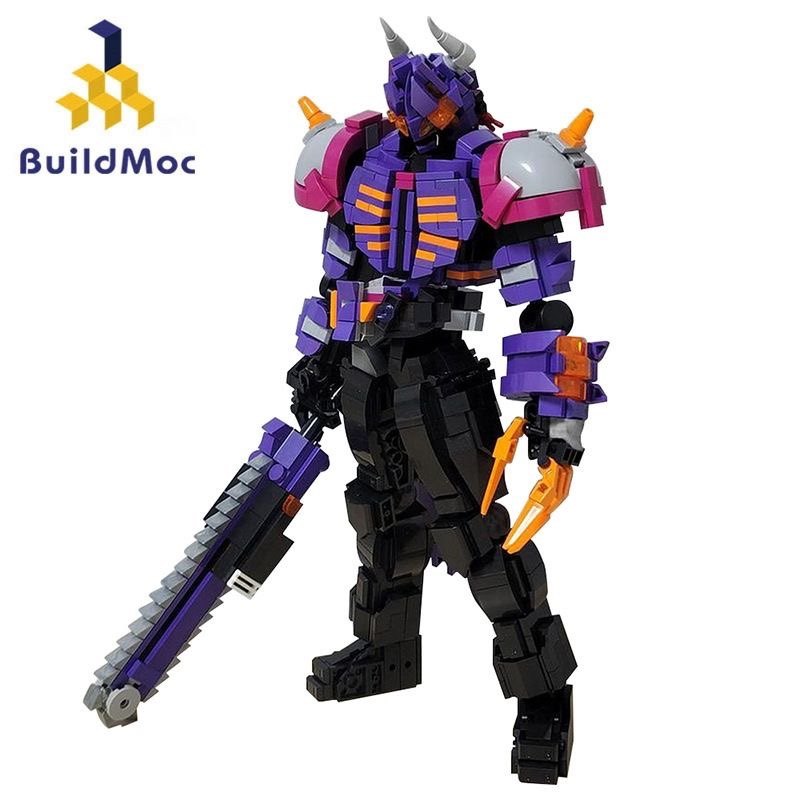BuildMoc影视系列假面骑士-霸牛MOC-166965男孩拼搭玩具积木