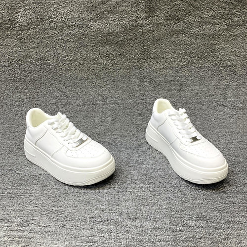 系带厚底增高休闲板鞋小白鞋女潮