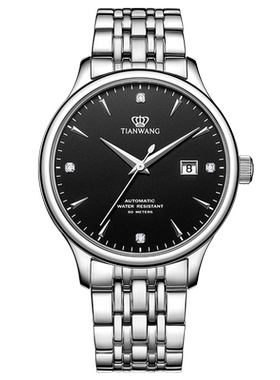 天王热卖爆款防水自动男士机械表商务简约情侣手表男款5876