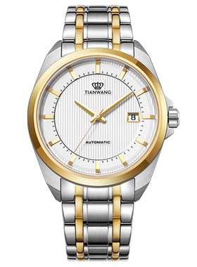 天王表手表男士自动机械表商务高性价比钢带男表品牌腕表防水5825