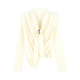 【金金宠粉】2026春季时尚新款设计休闲风长袖T恤HBZWW919023