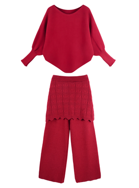 2026春季新款时尚设计感纯色简约素雅休闲风长袖套装CSZXW400138