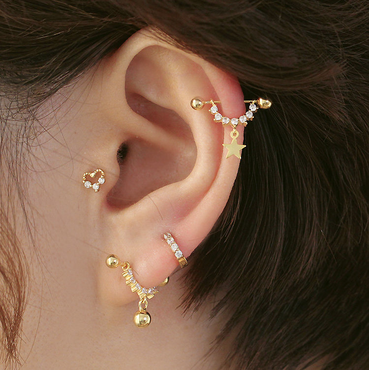 好物推荐系列~92514k耳钉包金