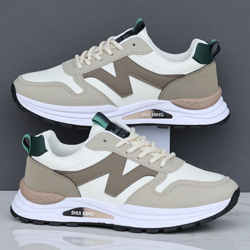 品牌男鞋2025新款秋季防水皮面