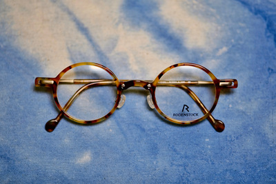 文艺复古小众小框圆框约翰列侬