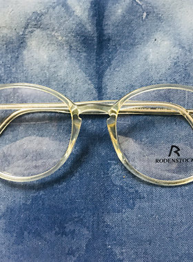 【罄】意大利制Rodenstock罗敦司得R8108B透明板材眼镜架镜框