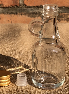 50ml密封空瓶分装玻璃瓶 品鉴小酒瓶玻璃透明带盖试喝装酒