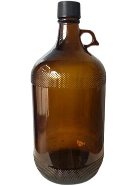 大号2.5L/4L化学试剂瓶 聚四氟乙烯玻璃密封瓶避光抗腐蚀 提耳瓶