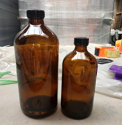 全新500ml 1000ml棕色口服液玻璃瓶 医药试剂瓶甲醇乙醇瓶 食品级