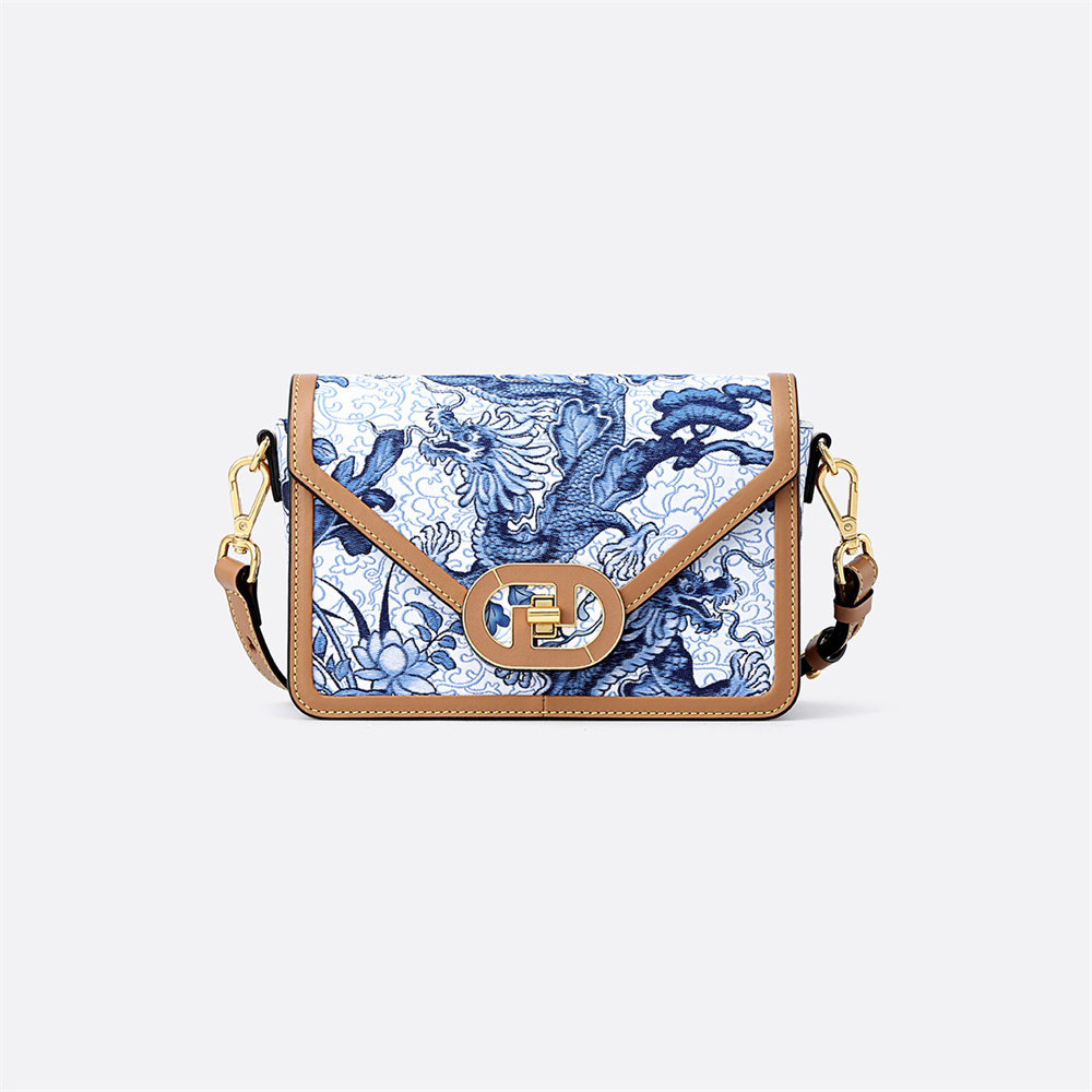 fion/菲安妮皇窑丹青花飞小方包