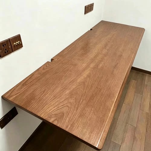 老榆木实木桌面定制茶台