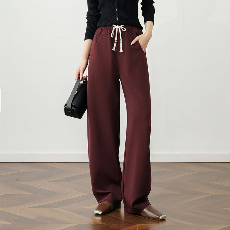 高端弯刀阔腿裤女裤2026春季新款小众设计感收腹切割镰刀香蕉裤子,女装/女士精品,休闲裤,淘宝优惠券,粉丝福利购,淘宝优惠卷