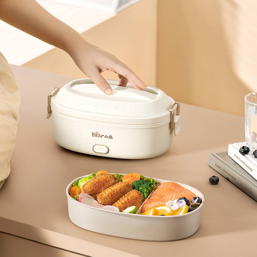 专柜正品Bear/小熊 DFH-D10Y1 加热饭盒可插电保温免注水自热饭盒