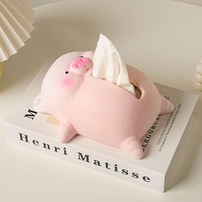【小红书推荐！】躺平猪纸巾盒
