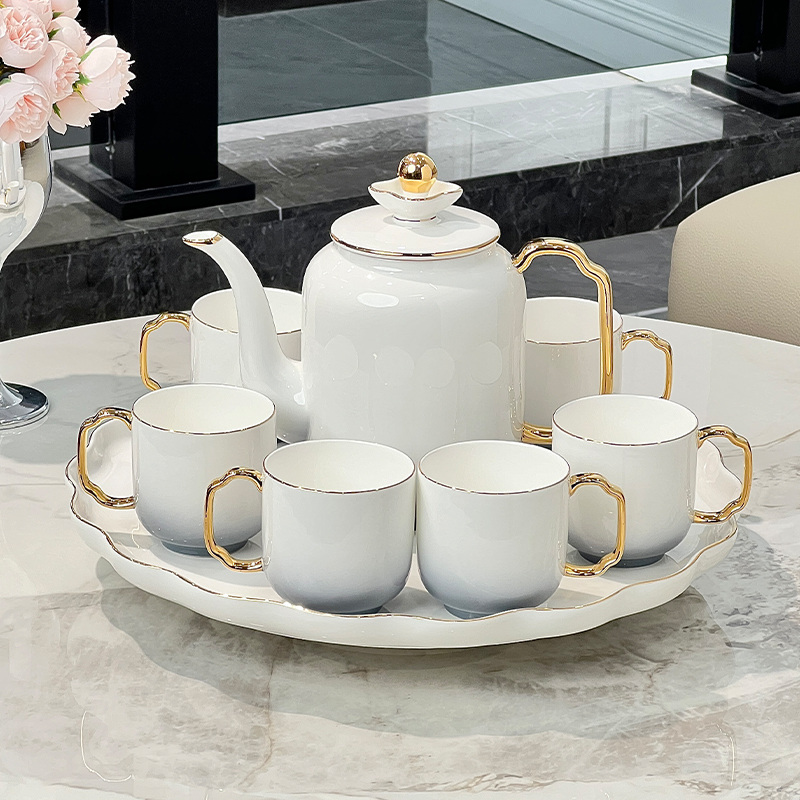 新中式高档茶具套组2025新款古典骨瓷水杯家用待客厅乔迁新婚礼品