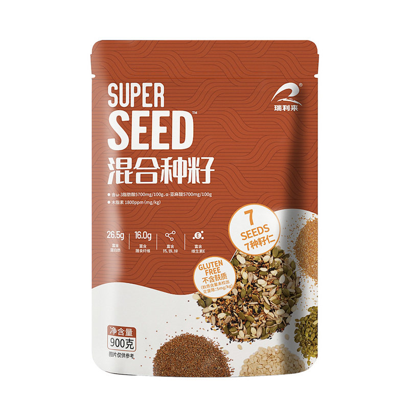 4月产瑞利来super seed 混合种籽900g坚果果仁瓜子五谷杂粮正品