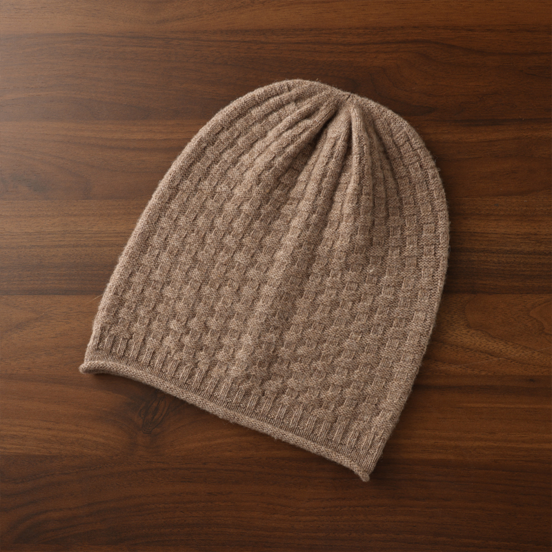 100%纯羊绒帽子女秋冬新款加厚保暖护耳包头帽男针织毛线帽冷帽