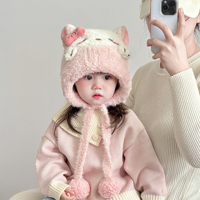 儿童帽子秋冬可爱男孩女童护耳帽